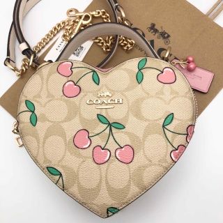 COACH チェリー ハートバッグ