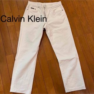 カルバンクライン(Calvin Klein)のCalvin Klein  カルバンクライン　白デニムパンツ(デニム/ジーンズ)