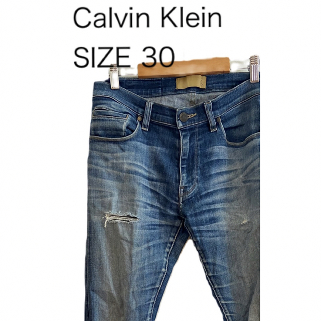 Calvin Klein(カルバンクライン)のCalvin Klein カルバンクライン CK39 ダメージ ジーンズ 30 メンズのパンツ(デニム/ジーンズ)の商品写真