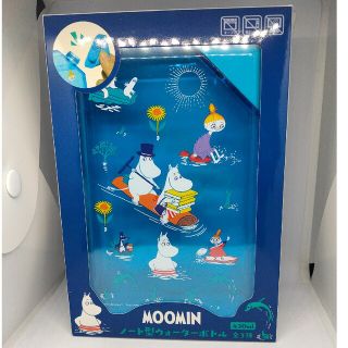 ムーミン(MOOMIN)のムーミン ノート型 ウォーターボトル 青(キャラクターグッズ)