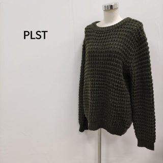 プラステ(PLST)のPLST プラステ セーター グリーン メンズ(ニット/セーター)