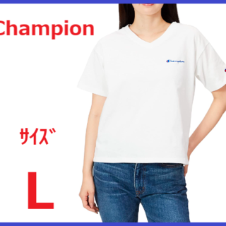 チャンピオン(Champion)のチャンピオン Tシャツ 半袖 VネックショートスリーブTシャツ サイズ L(Tシャツ(半袖/袖なし))