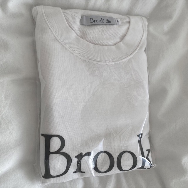 新品 Brook 2022AW logo design sweat ホワイト M - www.sorbillomenu.com