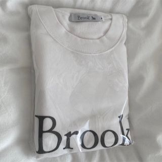 ワンエルディーケーセレクト(1LDK SELECT)の新品 Brook 2022AW logo design sweat ホワイト M(スウェット)