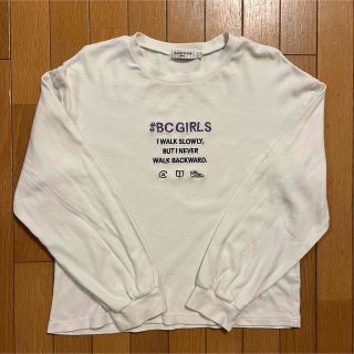 ブルークロス(bluecross)のブルークロスガールズ⭐︎ホワイトロゴロンT(Tシャツ/カットソー)