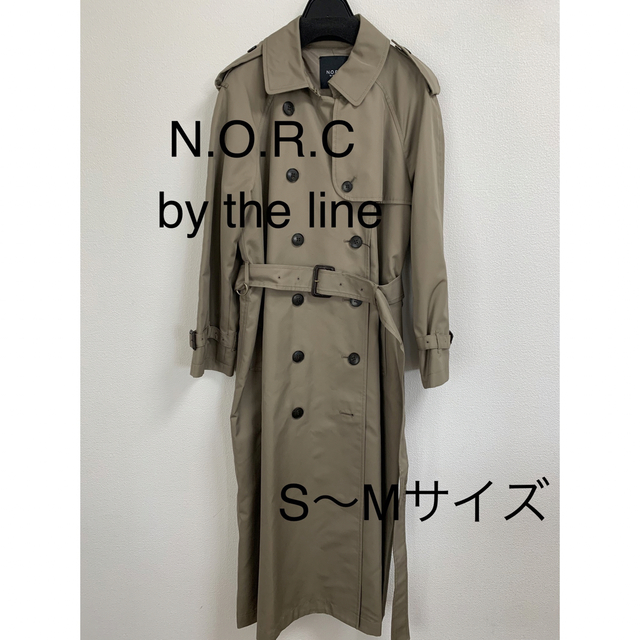 3127 N.O.R.C by the line トレンチコート　カーキ　S〜M