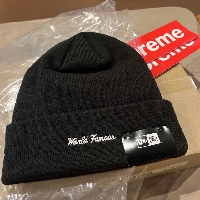 FW supreme box logo beanie