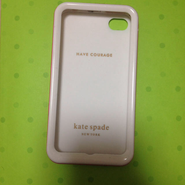 kate spade new york(ケイトスペードニューヨーク)のkatespade♡4sケース スマホ/家電/カメラのスマホアクセサリー(モバイルケース/カバー)の商品写真