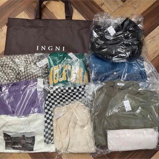 イング(INGNI)の新品♡INGNI イング 2023福袋 10点セット♡アウター2点入り♡(トレーナー/スウェット)