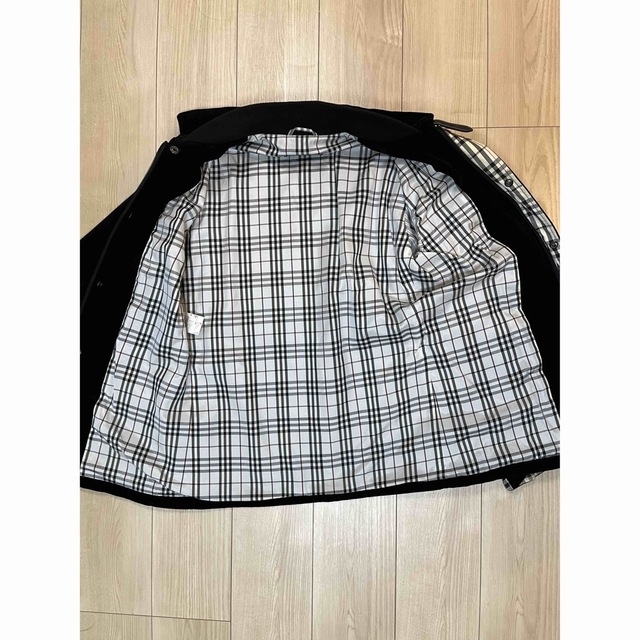 BURBERRY BLACK LABEL(バーバリーブラックレーベル)のBURBERRY BLACK LABEL  ベロア　コート　Mサイズ メンズのジャケット/アウター(その他)の商品写真