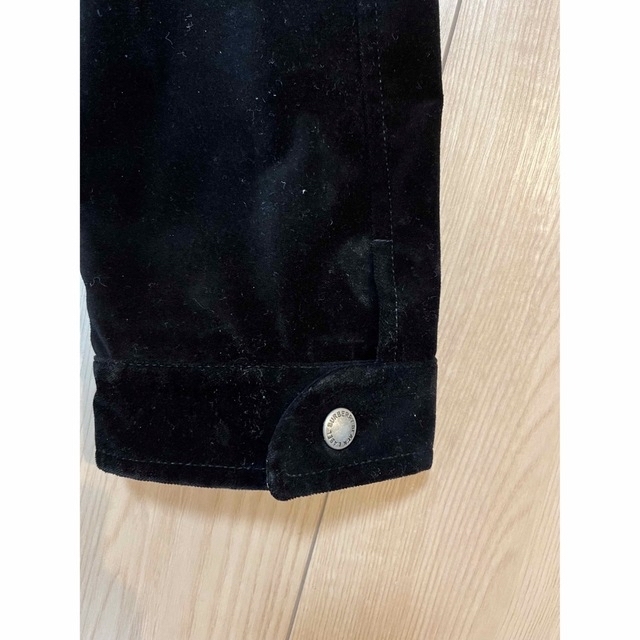 BURBERRY BLACK LABEL(バーバリーブラックレーベル)のBURBERRY BLACK LABEL  ベロア　コート　Mサイズ メンズのジャケット/アウター(その他)の商品写真