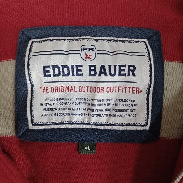 Eddie Bauer(エディーバウアー)のEDDIE BAUER　ラガーシャツ メンズのトップス(Tシャツ/カットソー(七分/長袖))の商品写真