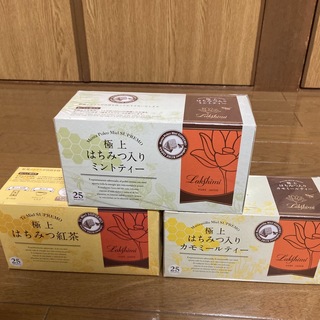 ラクシュミー 極上はちみつ紅茶 & カモミール & ミント 3種セット(茶)
