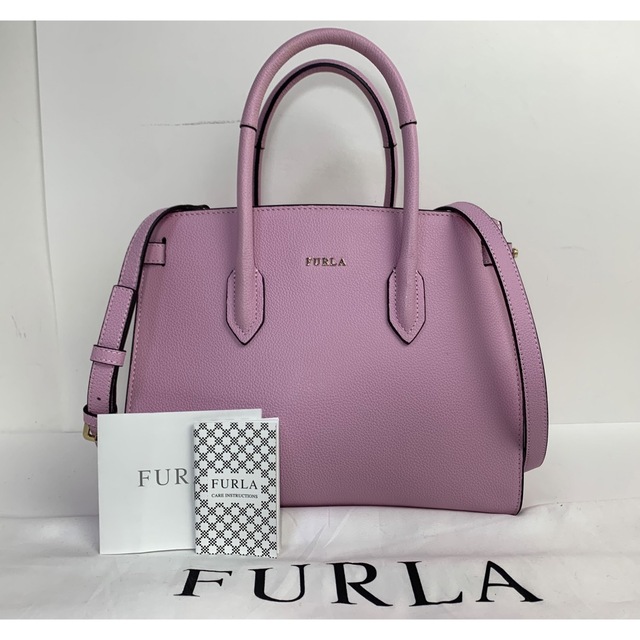 Furla - 新品同様☆フルラ FURLA レザー 2Way トートバッグ ショルダー ...