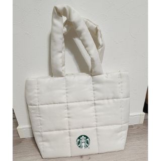 スターバックスコーヒー(Starbucks Coffee)のスターバックス　キルティングバッグ(日用品/生活雑貨)