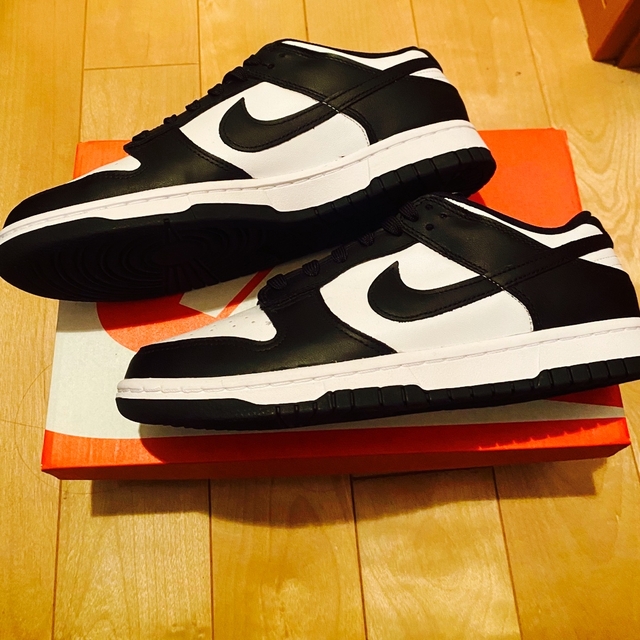 NIKE DUNK LOW RETRO WHITE BLACK パンダ 27