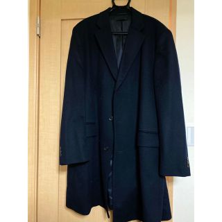 ユニクロ(UNIQLO)のUNIQLO チェスターコート　4XL(navy)(チェスターコート)