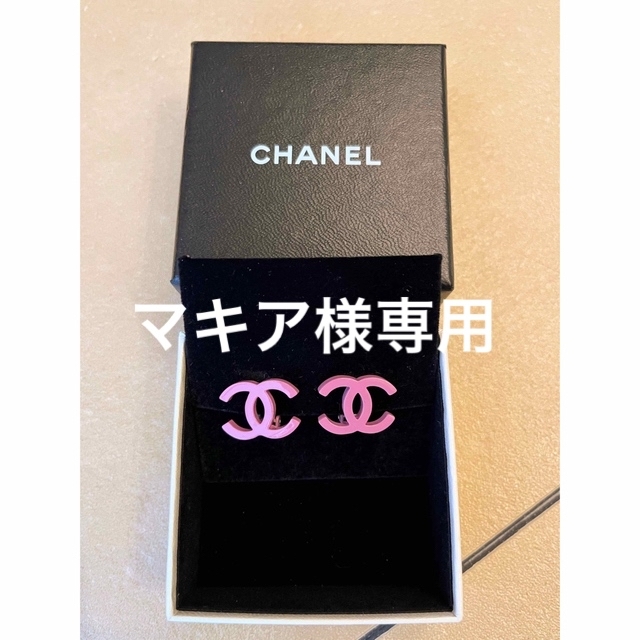 CHANELピンクココマークイヤリングアクセサリー