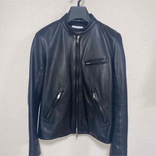 LITHIUM HOMME リチウムオム レザーシングルライダースジャケット(ライダースジャケット)