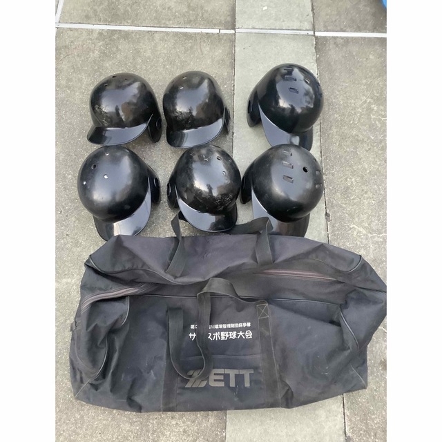 野球　ヘルメット　バック付き スポーツ/アウトドアの野球(防具)の商品写真