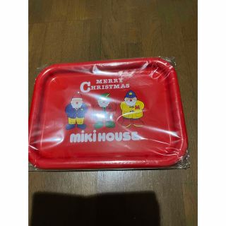 ミキハウス(mikihouse)のミキハウス MIKI HOUSE ミニ トレイ お盆 クリスマス サンタクロース(食器)