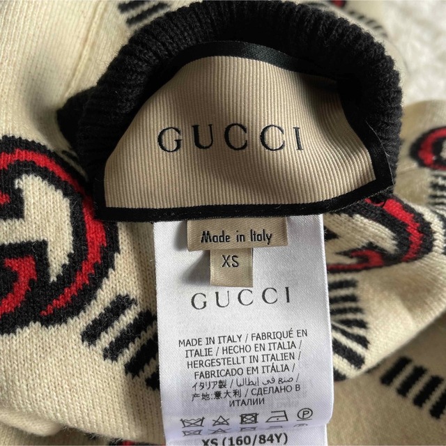 Gucci(グッチ)の【新作】GUCCI GG リバーシブル ミニドレス ウールワンピース ポロ レディースのワンピース(ミニワンピース)の商品写真