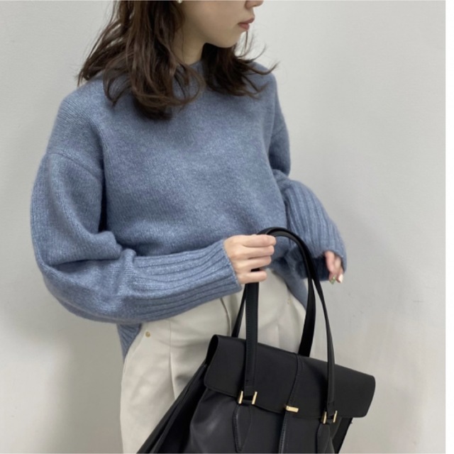 natural couture(ナチュラルクチュール)のナチュラルクチュール　ほわっとシンプルゆるニット レディースのトップス(ニット/セーター)の商品写真