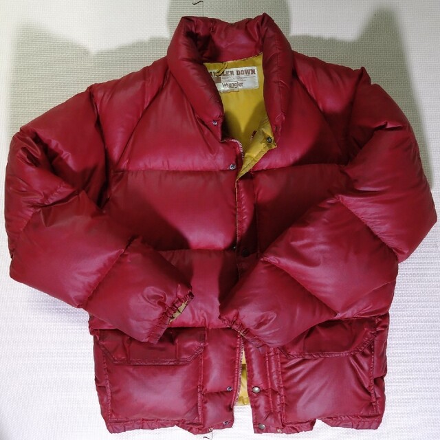 【激レア 古着】Wrangler メンズ ジャンパー Lサイズ 赤 ダウン