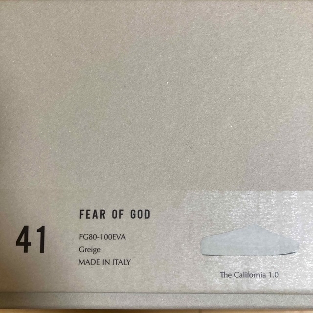 FEAR OF GOD The California  メンズの靴/シューズ(スリッポン/モカシン)の商品写真