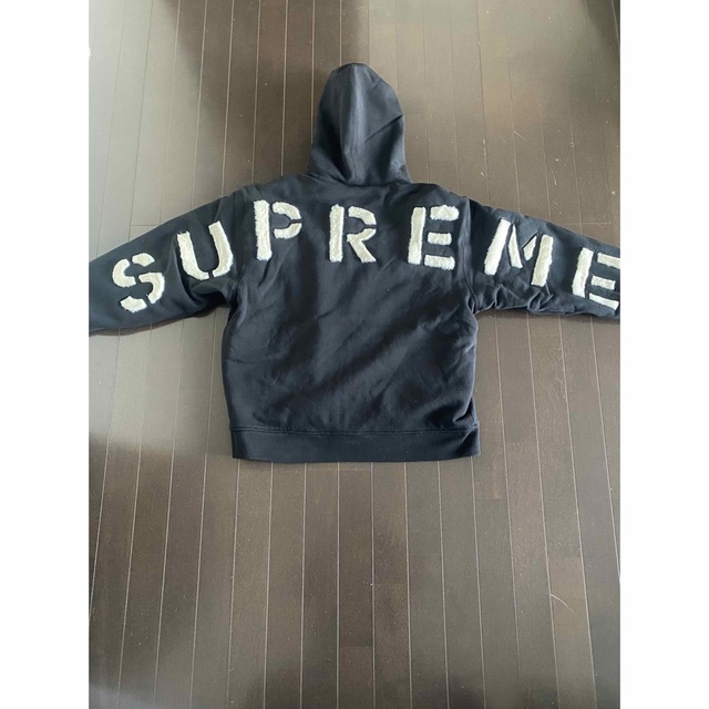 SUPREME Faux Fur Lined Zip Up Hooded