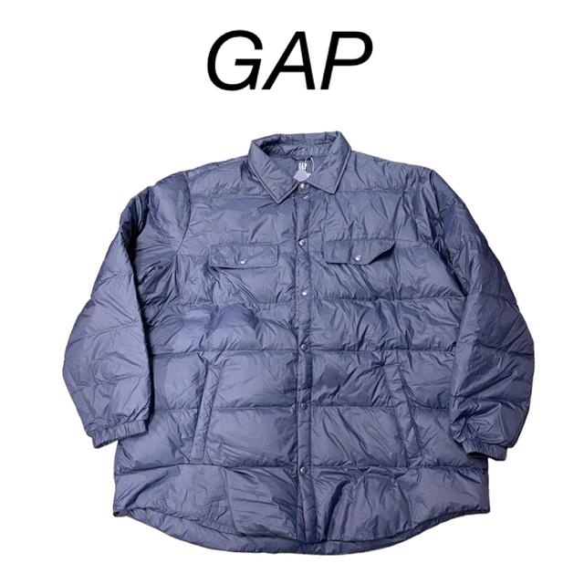 GAP(ギャップ)の試着のみ　GAP ダウンジャケット　ビッグサイズ　大きいサイズ　XL 防寒　秋冬 メンズのジャケット/アウター(ダウンジャケット)の商品写真