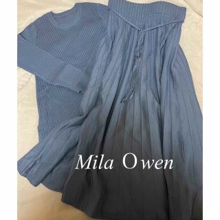 ミラオーウェン(Mila Owen)のミラオーウェン　ニット　セットアップ　新品(セット/コーデ)