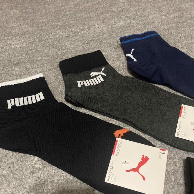 有名な PUMA メンズ用靴下 25~27cm 黒 ※在庫限り mandhucollege.edu.mv