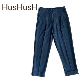 ハッシュアッシュ(HusHush)の美品☆ハッシュアッシュ　クロップドパンツ　Mサイズ(クロップドパンツ)