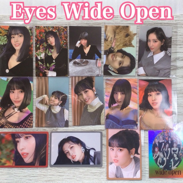 特価ブランド TWICE トレカ eyes wide open インドネシア 特典 モモ
