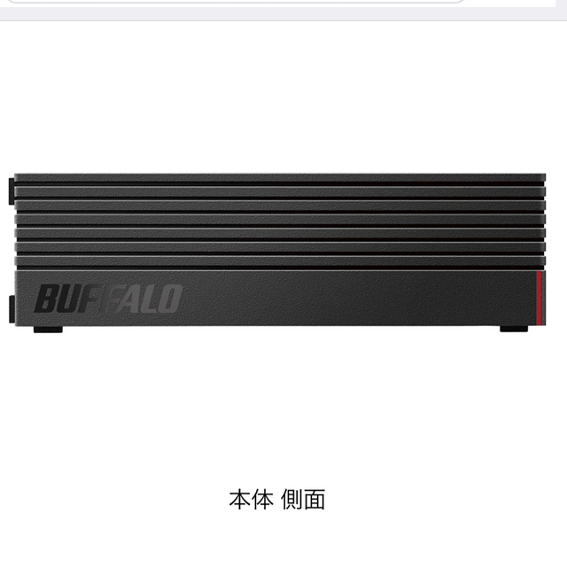 Buffalo(バッファロー)のバッファロー　ハードディスク HD-SQS2U3-A スマホ/家電/カメラのテレビ/映像機器(その他)の商品写真