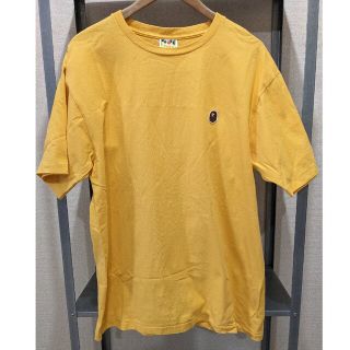 アベイシングエイプ(A BATHING APE)のベイシングエイプ　シリコンエイプ　ヘッド　ワンポイント　Tシャツ　XL　APE(Tシャツ/カットソー(半袖/袖なし))