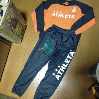 アスレタ(ATHLETA)の程度良好 ATHLETA ピステ 上下セットアップ   シャカシャカ  トレーニ(ウェア)