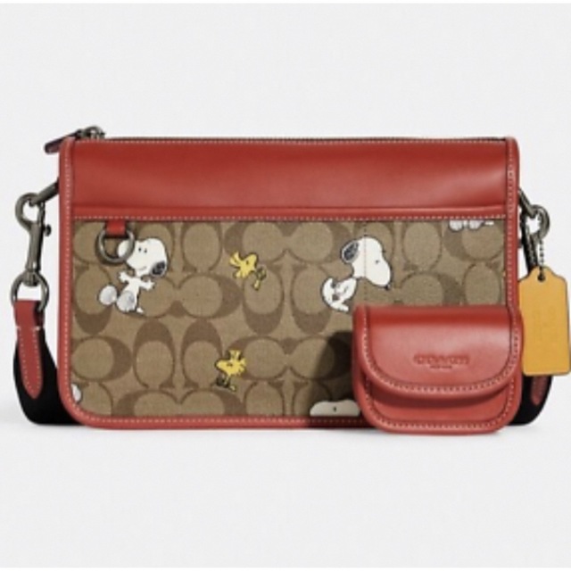 COACHxSNOOPY ヘリテージ コンバーチブル ショルダーバッグ可能ですご検討ください