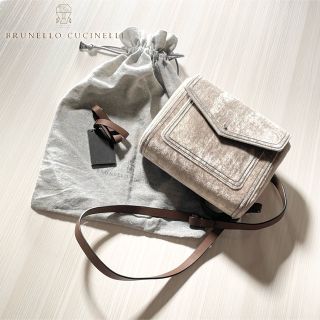 ブルネロクチネリ(BRUNELLO CUCINELLI)のI4★極上ミニショルダーバッグ ブルネロクチネリ レザー(ショルダーバッグ)