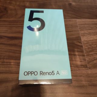 オッポ(OPPO)の【T.A.N様】OPPO Reno5 A SIMフリー アイスブルー(スマートフォン本体)