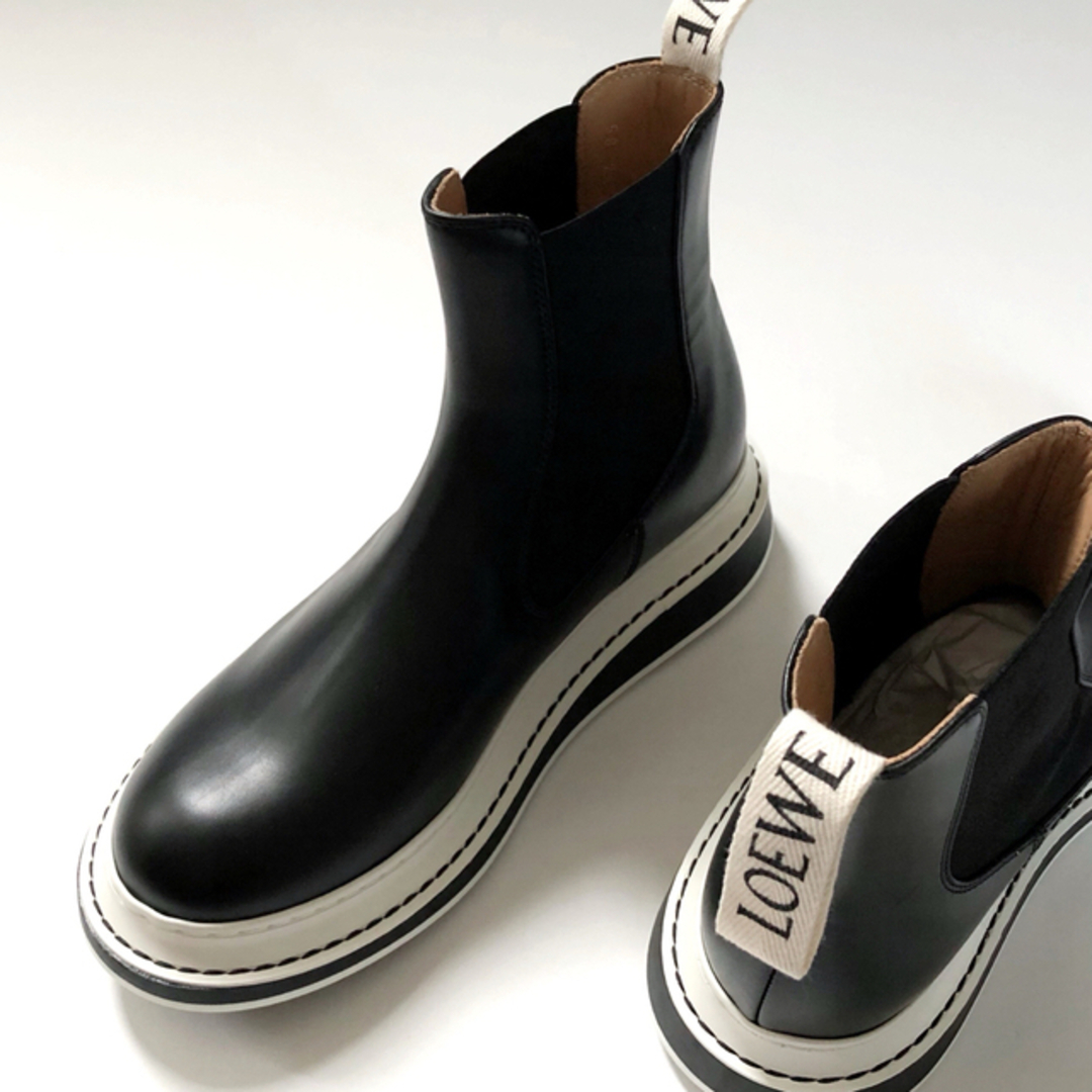 LOEWE - 新品/37 LOEWE ロエベ サイドゴアブーツ チェルシーブーツ