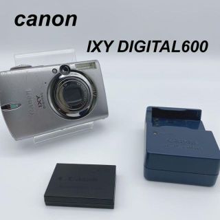 キヤノン(Canon)の【匿名配送】デジカメCANON キャノン IXY DIGITAL600 シルバー(コンパクトデジタルカメラ)