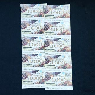 マルシェ株主優待10,000円分(レストラン/食事券)