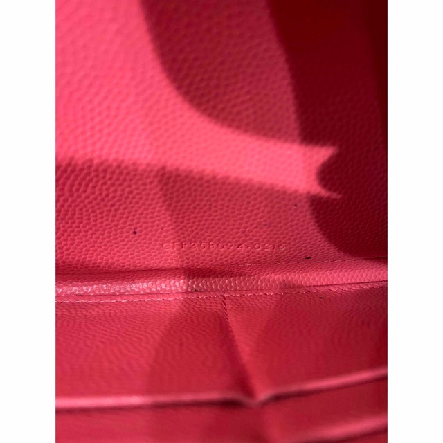 Saint Laurent(サンローラン)のサンローラン 長財布 キルティング　ラウンドファスナー　ピンク レディースのファッション小物(財布)の商品写真