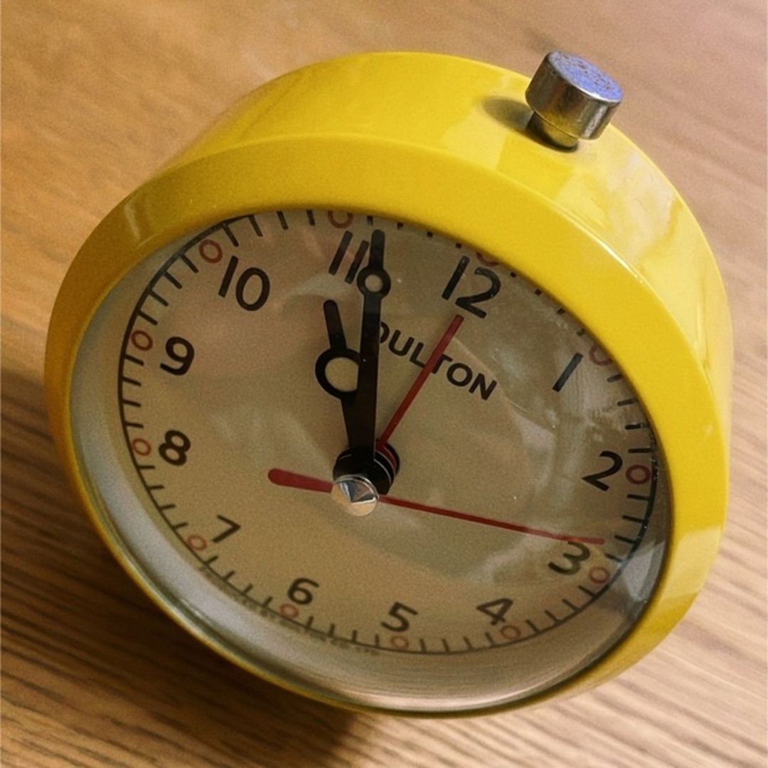 DULTON 時計　黄色 ダルトン インテリア/住まい/日用品のインテリア小物(置時計)の商品写真