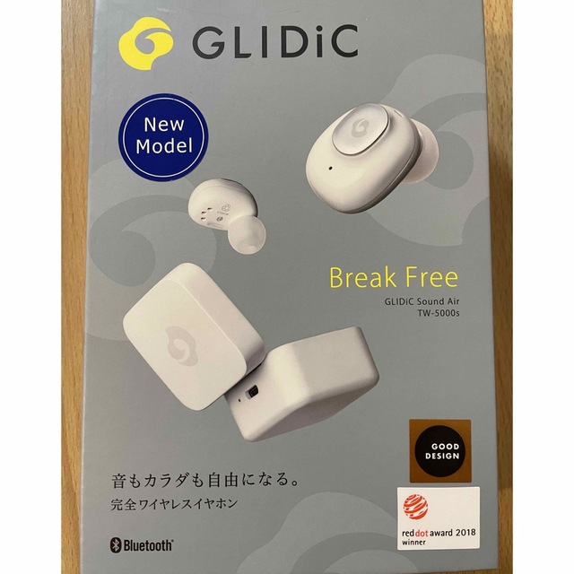 【金賞&コスパ賞受賞】完全ワイヤレスイヤホン・白GLIDiC TW-5000s | フリマアプリ ラクマ