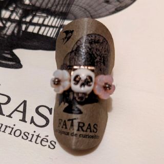 ファトラ(FATRAS)のFATRASスカルリング/♯9(リング(指輪))