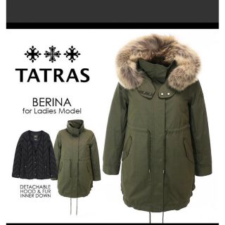 タトラス(TATRAS)の値下国内正規タトラス  BERINA ライナー付 ミリタリー モッズコート　02(モッズコート)