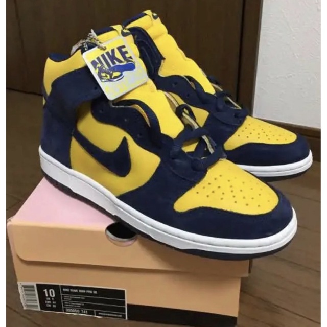 靴/シューズNIKE DUNK HIGH PRO SB US10